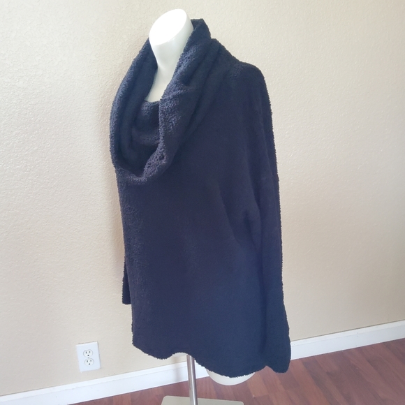 Xersion Cowl Neck Pullover Sweater Black 1X New - Picture 6 of 7